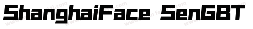ShanghaiFace SenGBT Flash字体转换